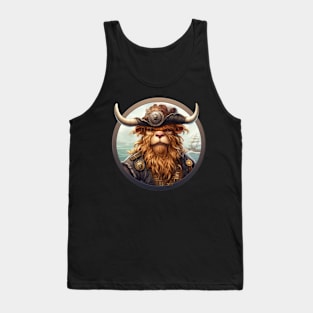 Cow Pirate Tank Top